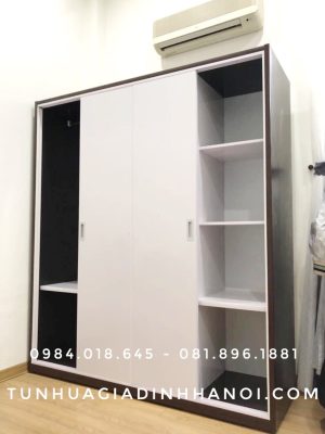 Tủ 4 cánh nhựa Đài Loan cho gia đình 4C4N