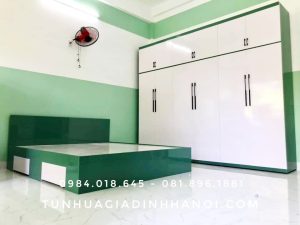 Tủ Nhựa Quần Áo 6 Cánh 3 Buồng