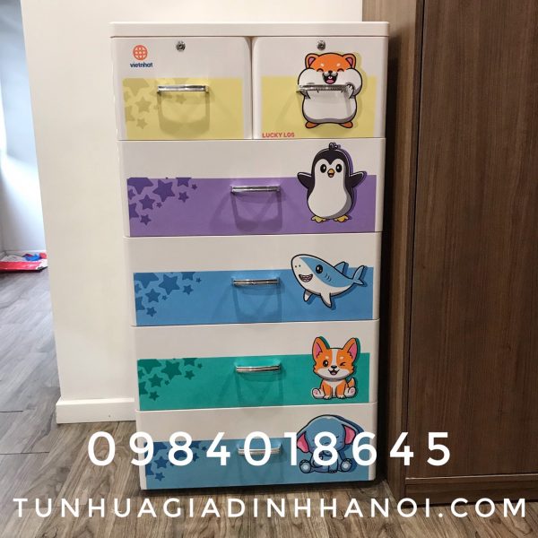 TỦ NHỰA VIỆT NHẬT LUCKY L 5 NGĂN